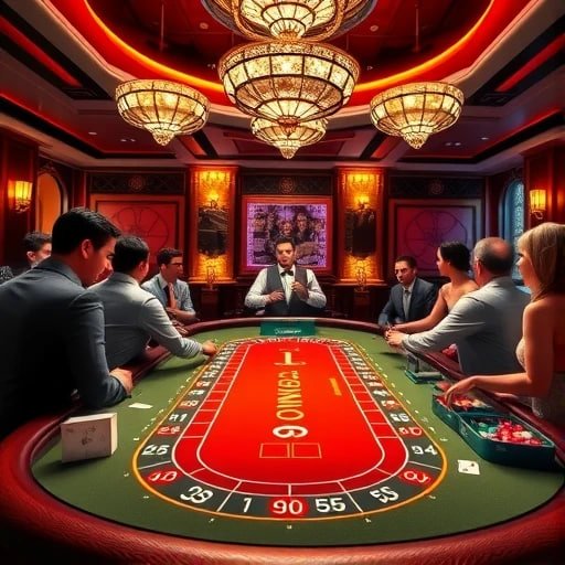 vvgl live casino dealer at a baccarat table streaming for Philippines players